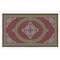 Deerlux Transitional Living Room Area Rug with Nonslip Backing, Red Medallion Pattern, 3 x 5 ft QI003643.XS - alternate 3